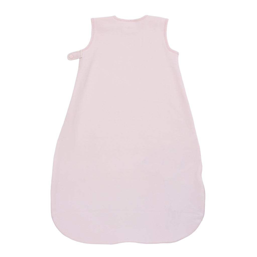 Little Love by NoJo Sweet Deer Pink and Grey Soft Fleece Wearable Blanket, Medium 6-12 mo.
