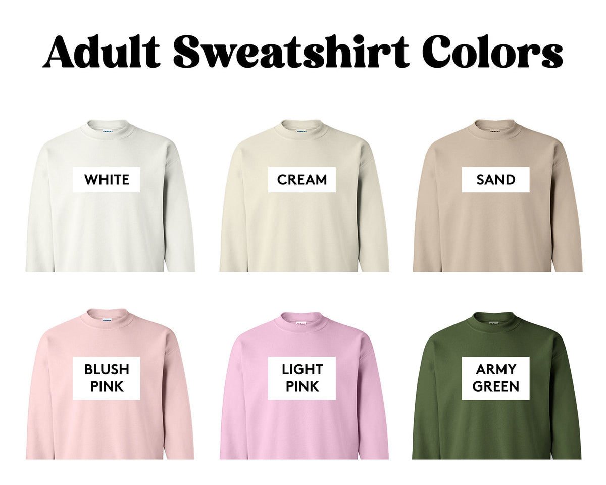Retro Santa Embroidered Christmas Sweatshirts