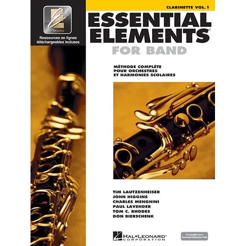 Essential Elements for Band Avec Eei Vol. 1 - Clarinette - Paperback