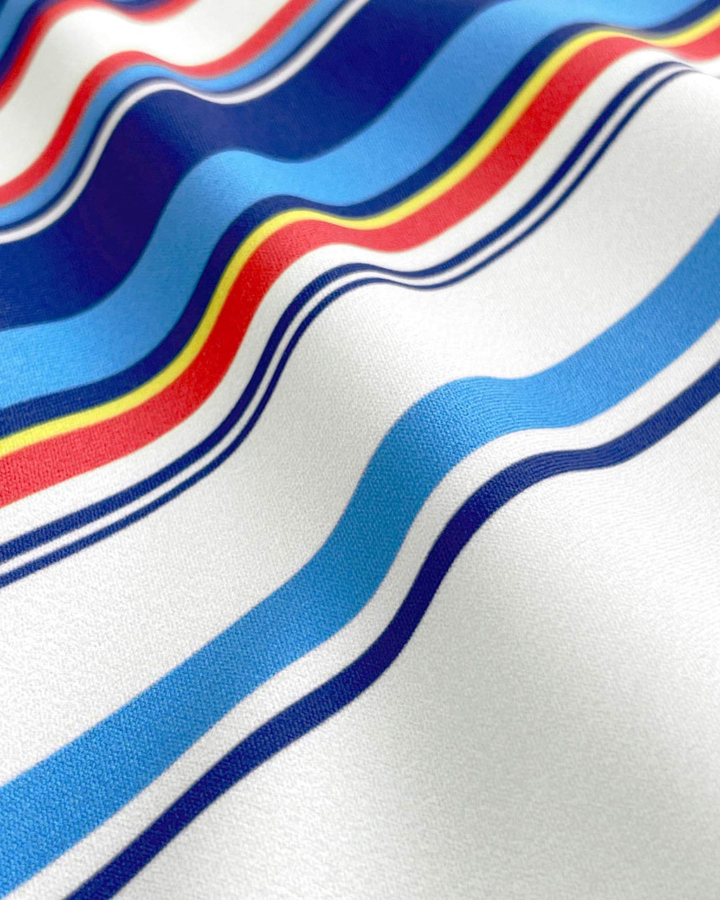 Swim Brief Navy White Horizontal Stripes