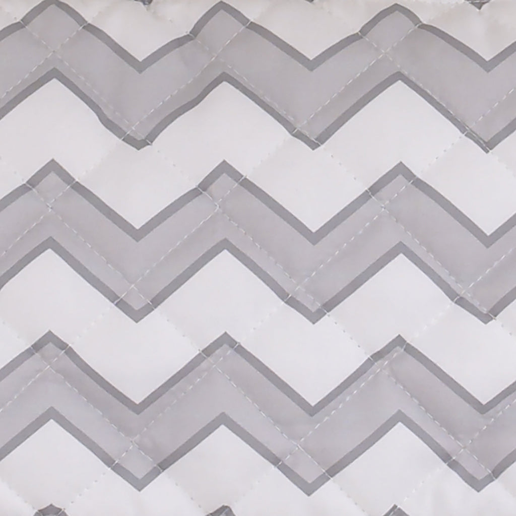 Sumersault Grey and White Chevron High Chair Pad
