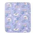 Frozen 2 Elsa and Nokk Lavender and Pink Super Soft Toddler Blanket - 40"x 50"