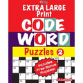 EXTRA LARGE Print CODEWORD Puzzles; Vol.2 - Paperback