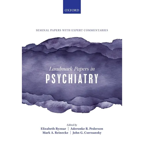 Landmark Papers in Psychiatry - Paperback