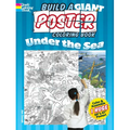 Build a Giant Poster Coloring Book -- Under the Sea - Paperback