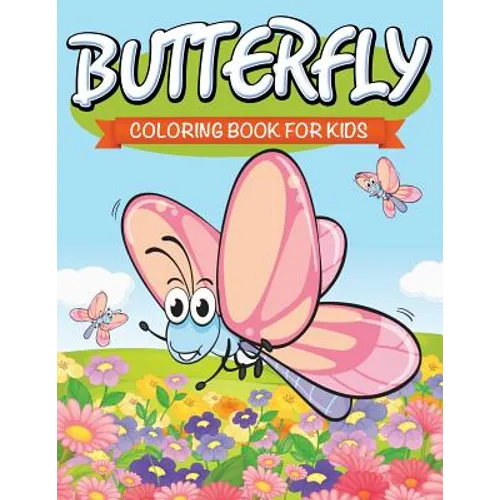 Butterfly Coloring Book For Kids - Paperback
