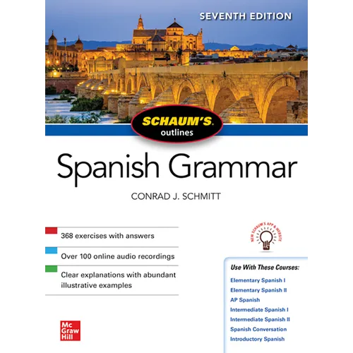 Schaum's Outline of Spanish Grammar, Seventh Edition - Paperback