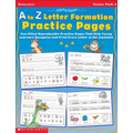 A to Z Letter Formation Practice Pages: Grades Pre K-1 - Paperback