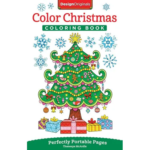 Color Christmas Coloring Book: Perfectly Portable Pages - Paperback