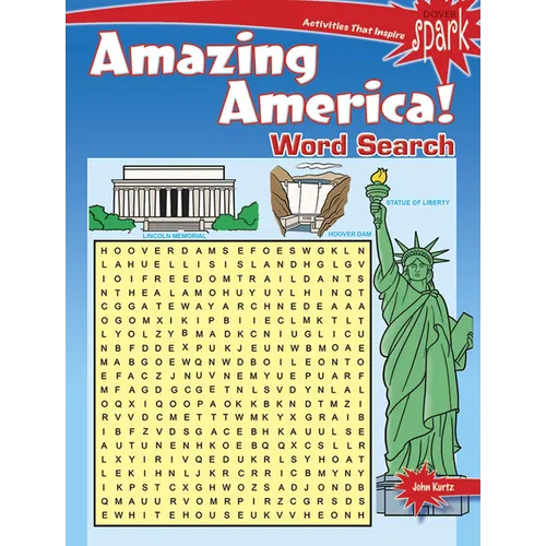 Spark Amazing America! Word Search - Paperback