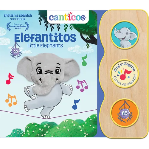 Canticos Elefantitos / Little Elephants (Bilingual) - Board Book