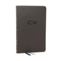 Nkjv, Thinline Bible Youth Edition, Leathersoft, Gray, Red Letter Edition, Comfort Print - Imitation Leather