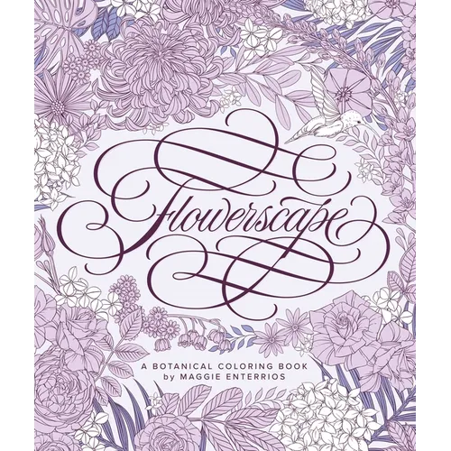 Flowerscape: A Botanical Coloring Book - Paperback