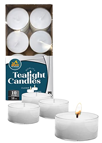 tealights in plastic cups