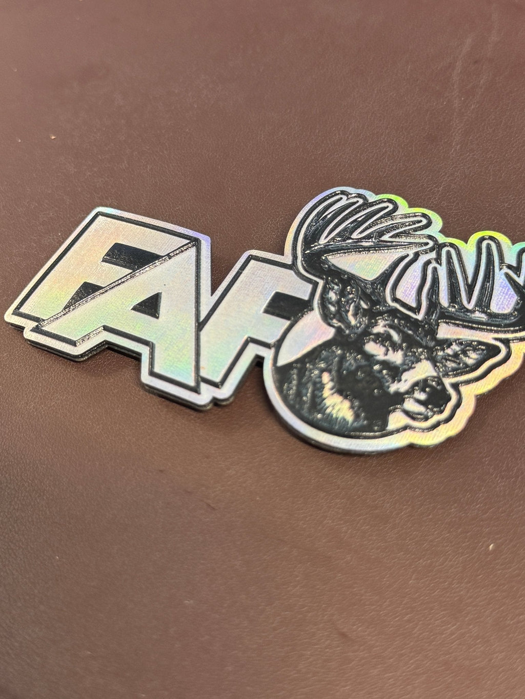 Texture Built FAFO Deer UV Printed Patches