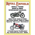 ROYAL ENFIELD 500cc TWINS 1948-1963 500 TWIN, METEOR MINOR SPORTS, DE LUXE & STANDARD FACTORY WORKSHOP MANUALS - Paperback