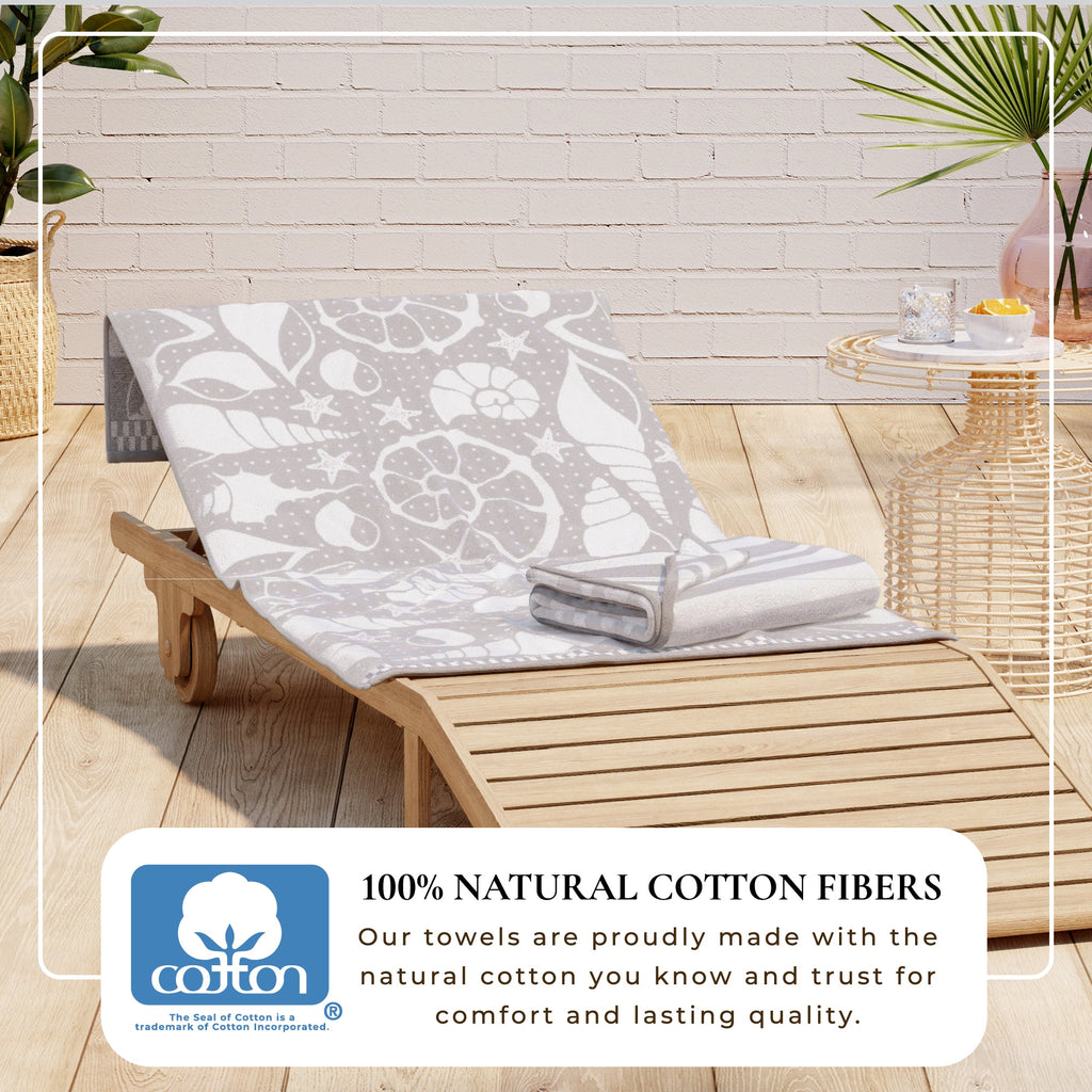 Cotton Velour Beach Towel - Maui Collection