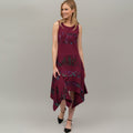Tie-Dye Colorblock Dress