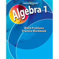Algebra 1, Word Problems Practice Workbook - Paperback