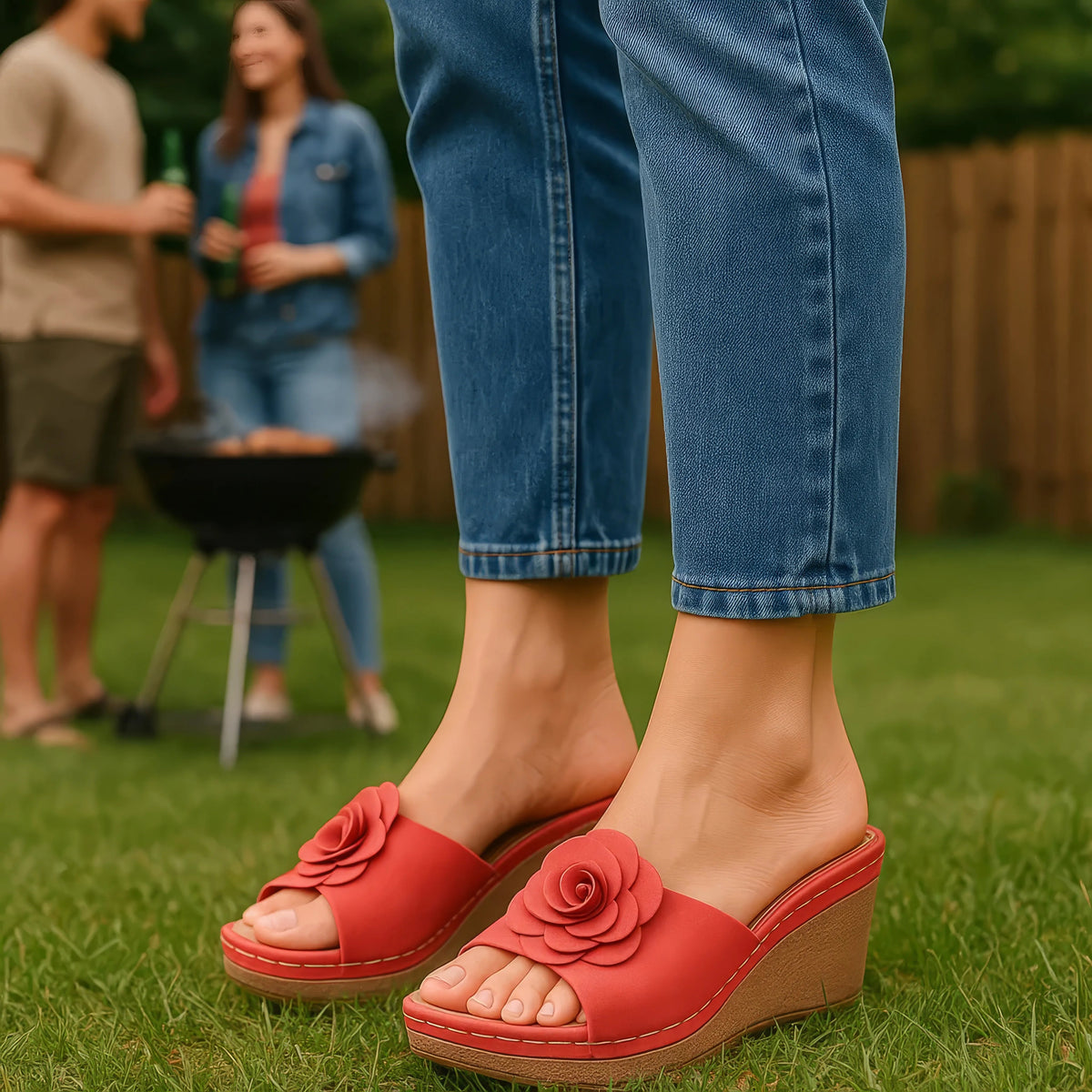 Women's Tokyo Gold Wedge Sandals