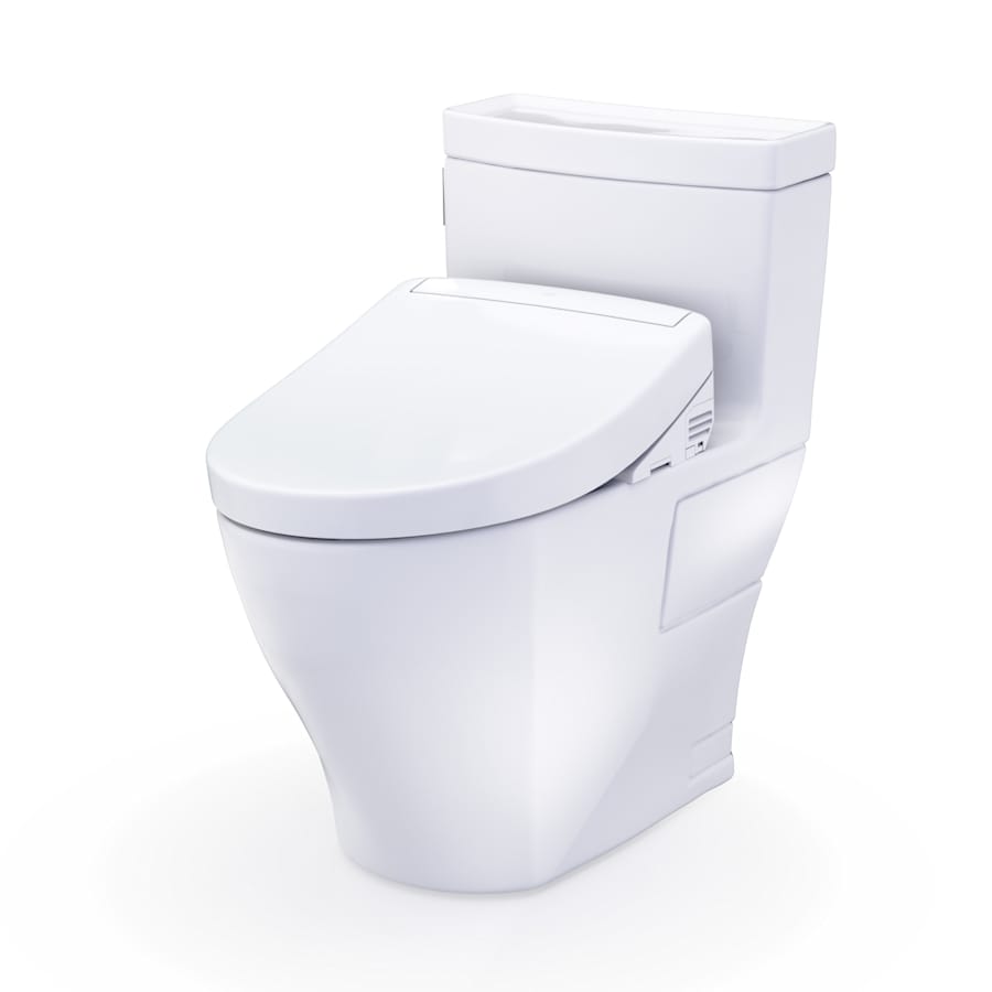 TOTO Washlet+ Legato One-piece Elongated 1.28 GPF Toilet And Washlet S5 Bidet Seat