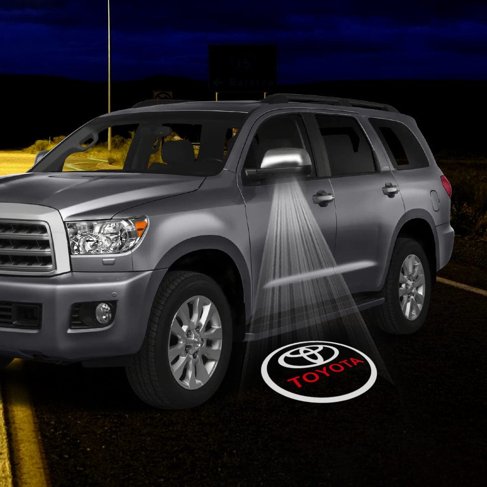 Toyota Sequoia 2nd Gen Platinum Premium Side Wing Mirror Puddle Lights Various Designs 2008-2022
