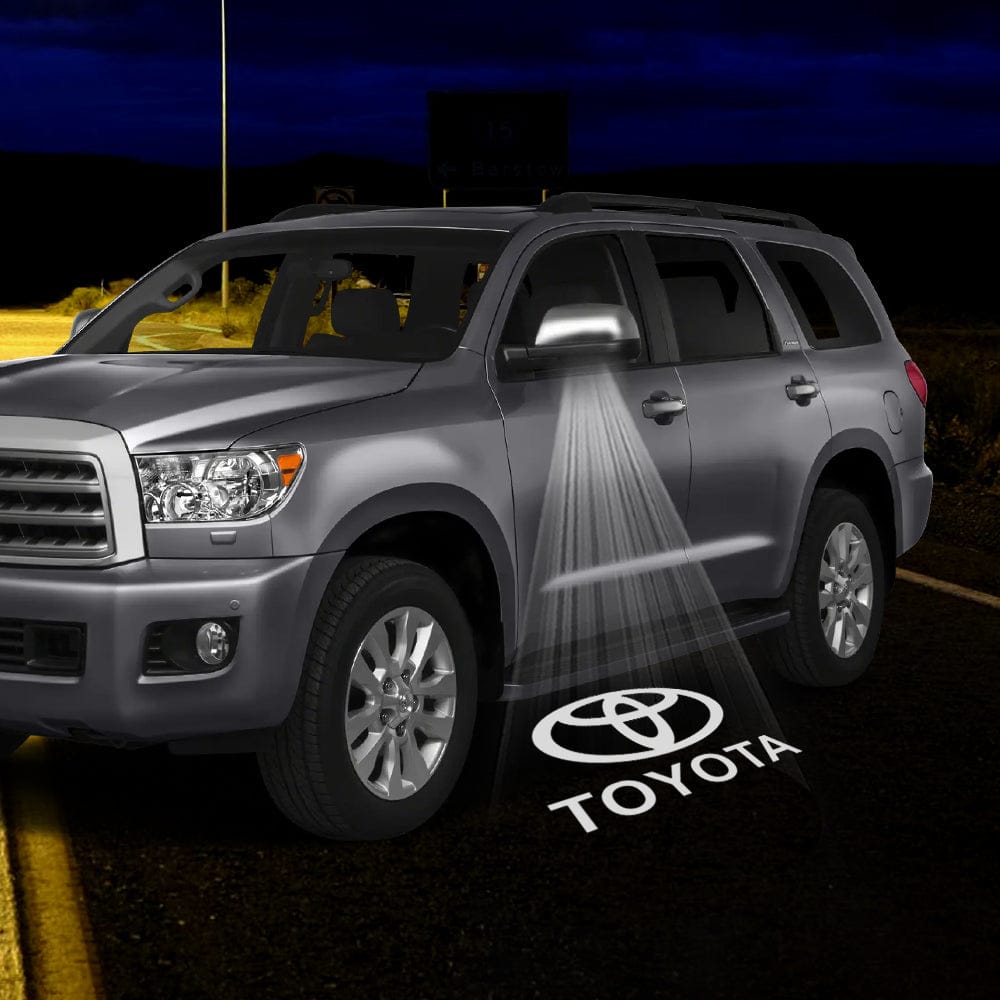 Toyota Sequoia 2nd Gen Platinum Premium Side Wing Mirror Puddle Lights Various Designs 2008-2022