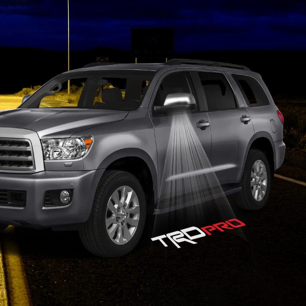 Toyota Sequoia 2nd Gen Platinum Premium Side Wing Mirror Puddle Lights Various Designs 2008-2022