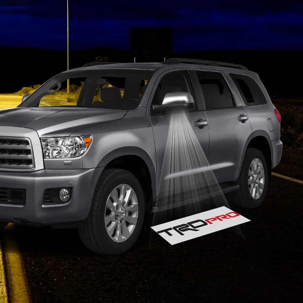 Toyota Sequoia 2nd Gen Platinum Premium Side Wing Mirror Puddle Lights Various Designs 2008-2022