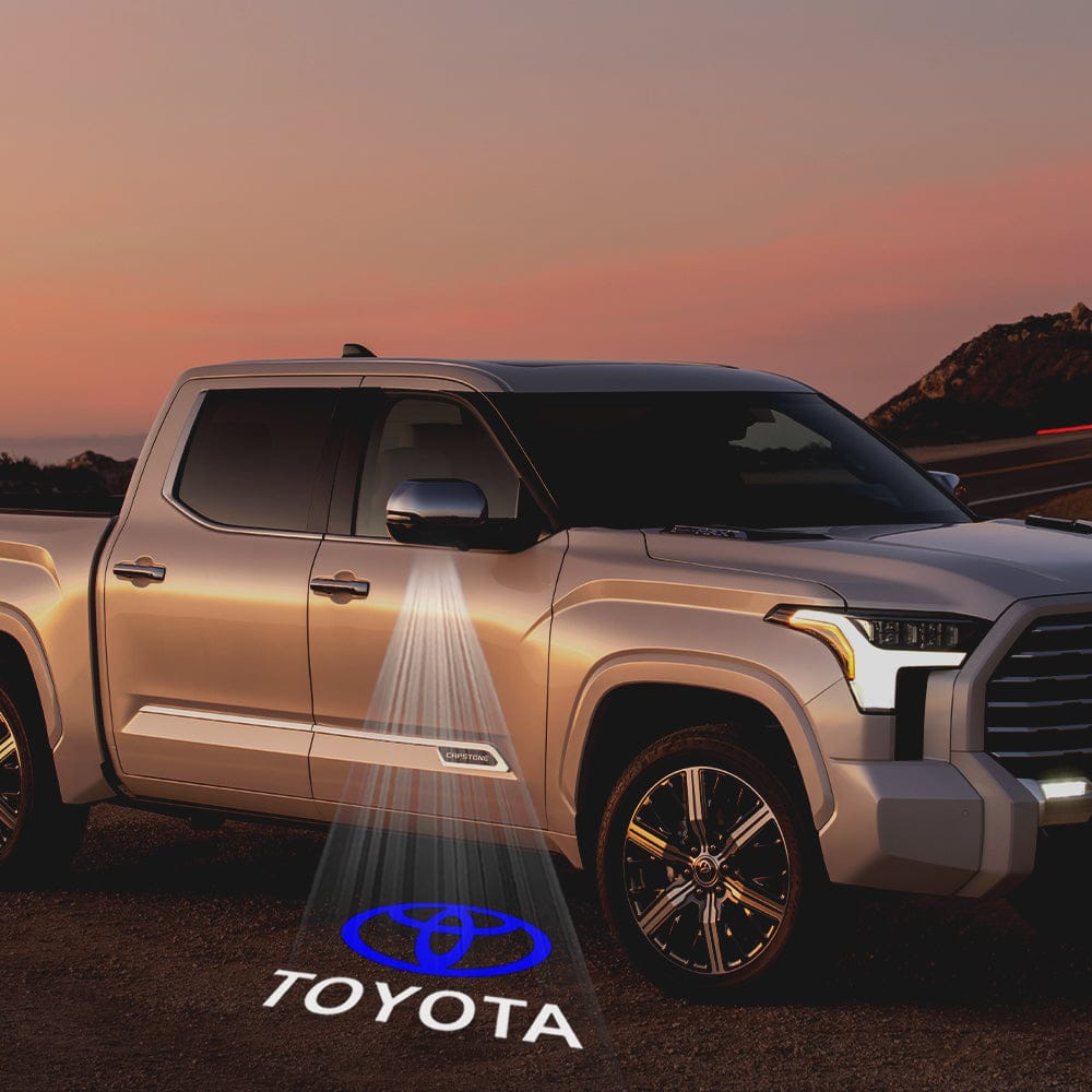 Toyota Tundra 2nd Gen Platinum Premium Side Wing Mirror Puddle Lights Various Designs 2007-2021