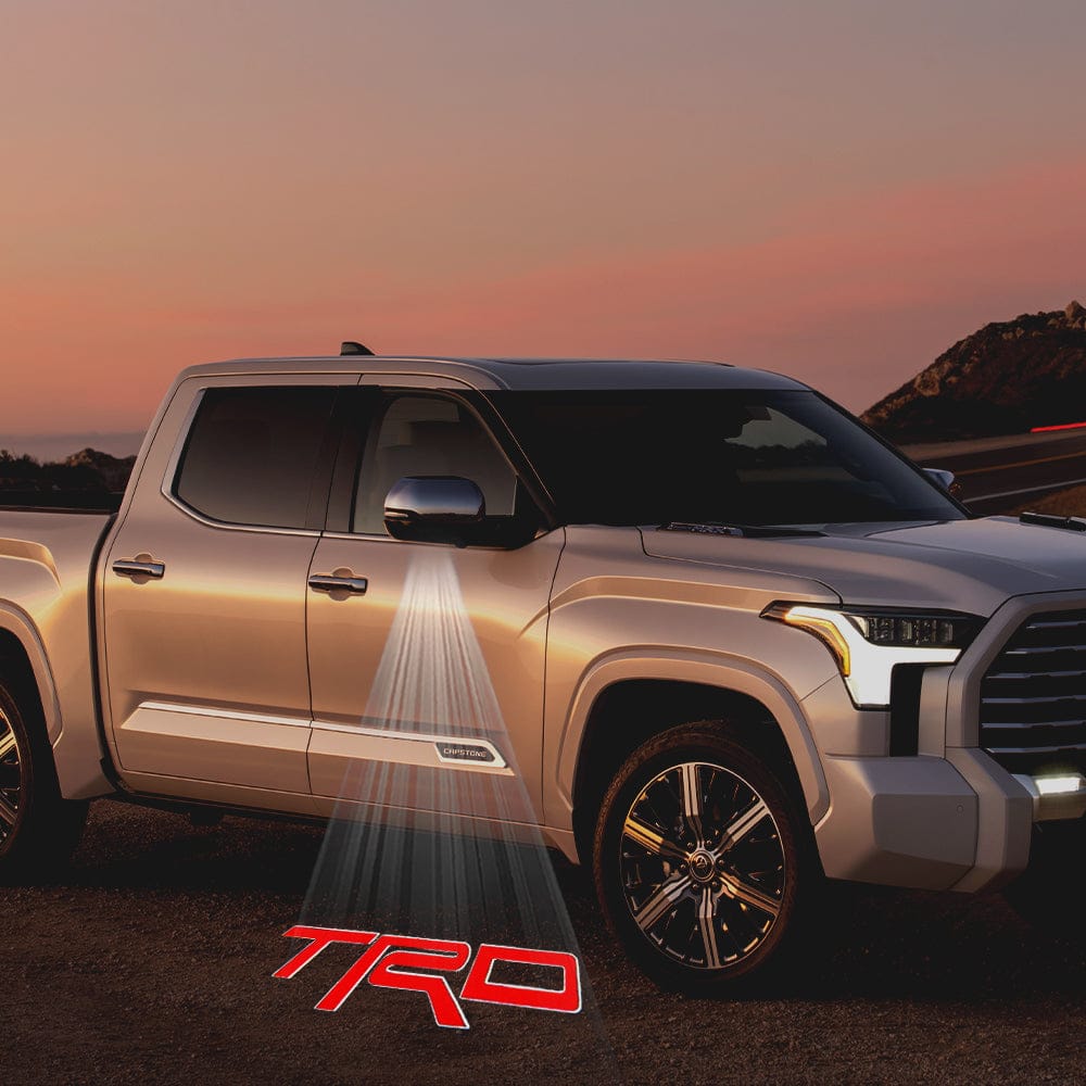 Toyota Tundra 2nd Gen Platinum Premium Side Wing Mirror Puddle Lights Various Designs 2007-2021