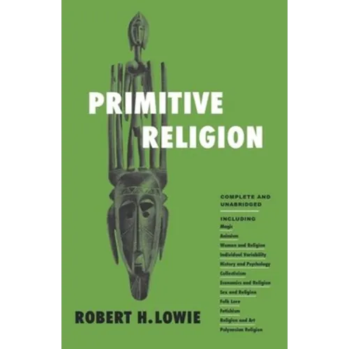 Primitive Religion - Paperback