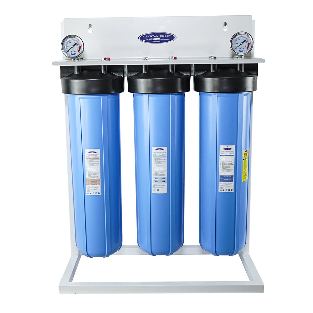 Big Blue Whole House Water Filter, SMART Series (6-8 GPM | 2-3 people)
