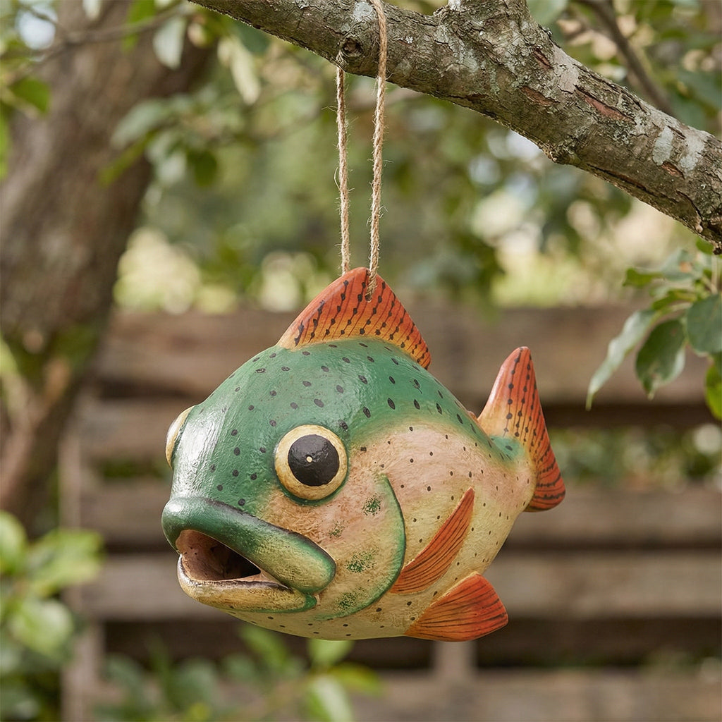 Trout Gord-O Wooden Birdhouse