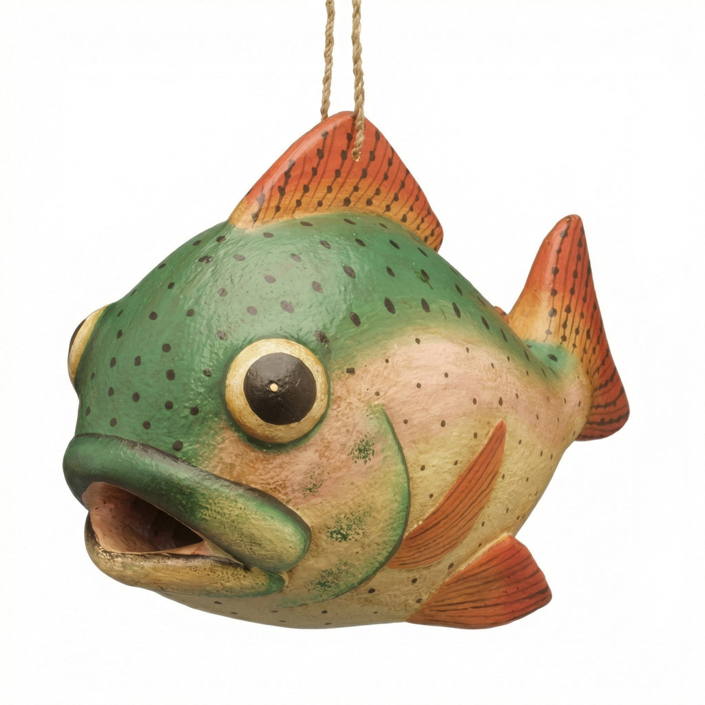 Trout Gord-O Wooden Birdhouse