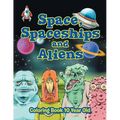 Space, Spaceships and Aliens: Coloring Book 10 Year Old - Paperback