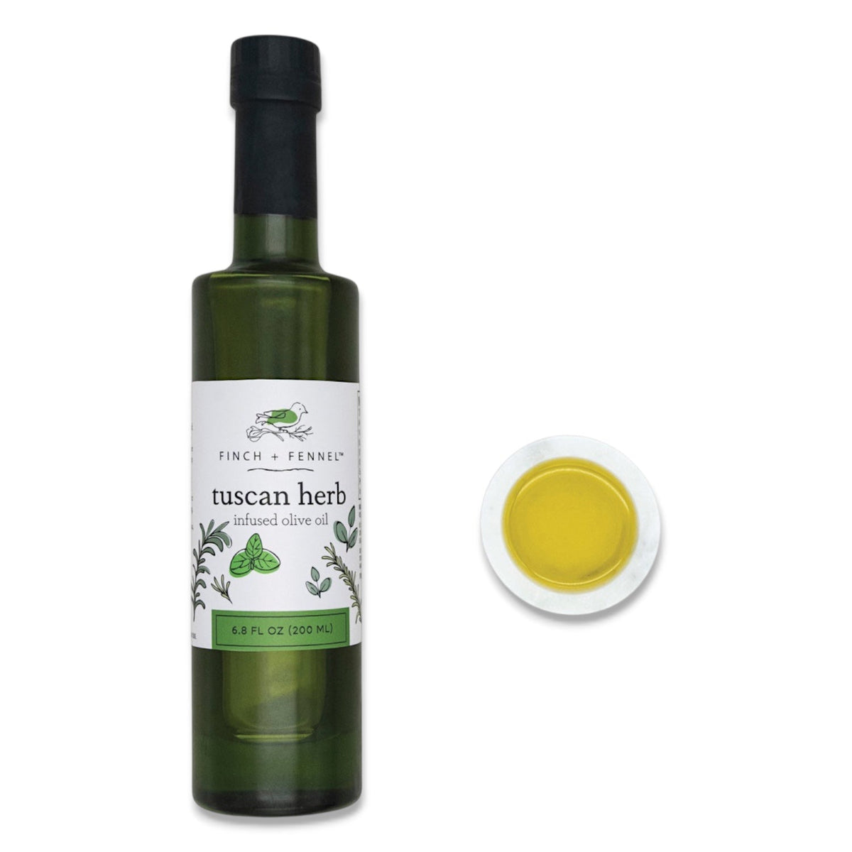Tuscan Herb Infused Olive Oil | Finch + Fennel