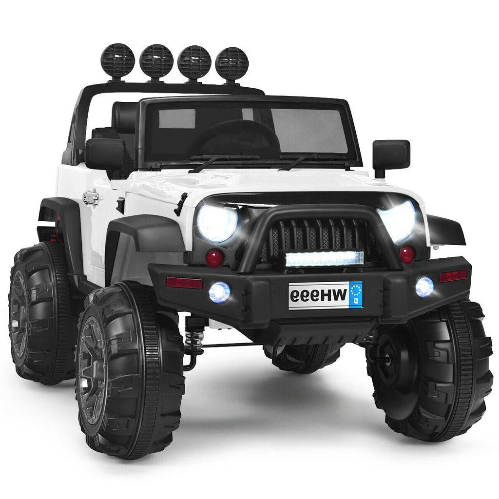12V Kids Ride On Truck with Remote Control and Double Magnetic Door