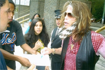 Aerosmith Steven Tyler Signed Autographed Guitar ACOA