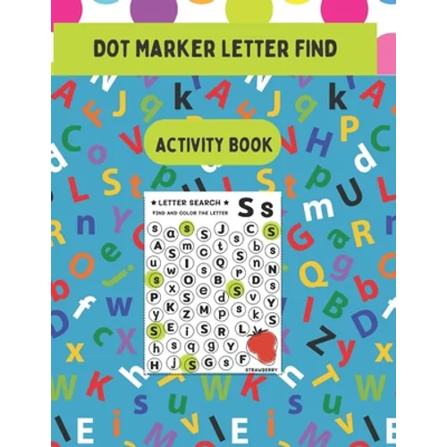 Dot Marker Letter Search Activity Book - Paperback
