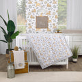 Lion King Daddy's Little Cub Grey, White and Tan Simba and Nala 6 Piece Nursery Crib Bedding Set - Comforter, Two Fitted Crib Sheets, Crib Skirt, Blanket and Changing Pad Cover
