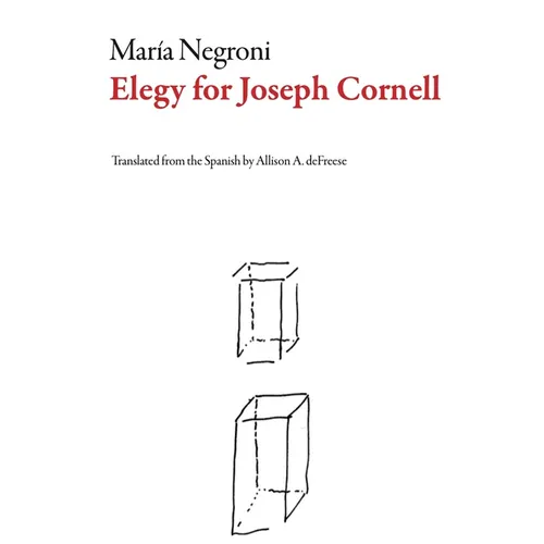 Elegy for Joseph Cornell - Paperback