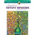 Creative Haven Magnificent Tiffany Windows Coloring Book - Paperback