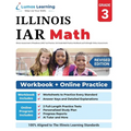 Illinois Assessment of Readiness (IAR) Test Practice: 3rd Grade Math Practice Workbook and Full-length Online Assessments: Illinois Test Study Guide - Paperback