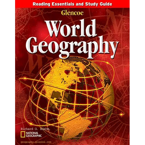 Glencoe World Geography Reading Essentials and Study Guide Student Workbook - Paperback