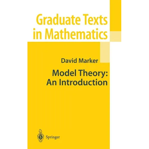 Model Theory: An Introduction - Hardcover