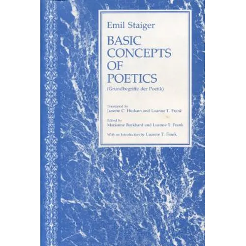 Basic Concepts of Poetics - Paperback