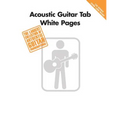 Acoustic Guitar Tab White Pages - Paperback