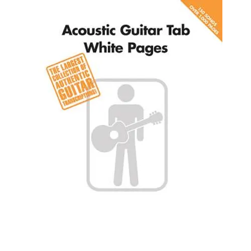 Acoustic Guitar Tab White Pages - Paperback