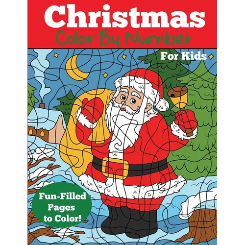 Christmas Color by Number for Kids - Paperback